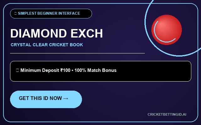 Diamond Exchange Cricket Book Banner